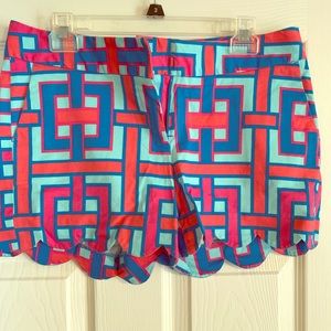 Crown and Ivy Pink and Blue Shorts